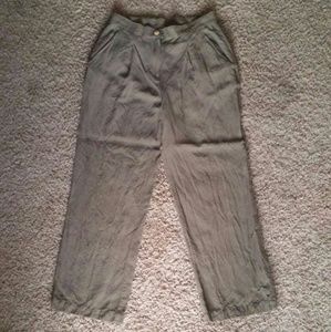 Jones New York Silk + Linen Trousers